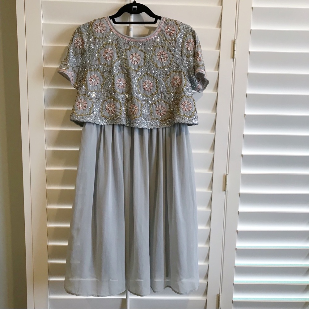 Sequined Maternity Dress